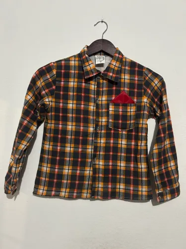 Camisa xadrez infantil - tamanho 10 anos