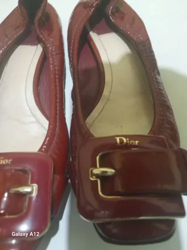 Sapatilha Dior feminina vermelha 