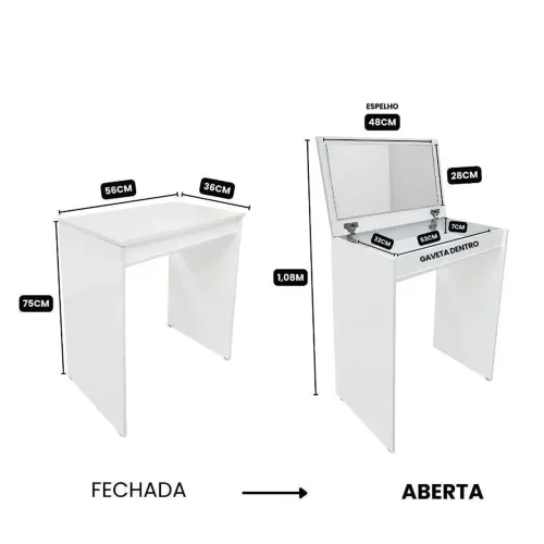 Penteadeira no crediário 