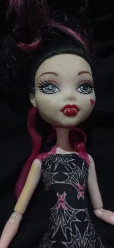 Boneca Draculaura Frights, Camera Action Fca Monster High da mattel