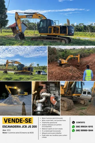 JCB JS 200 2012 Motor Cummins