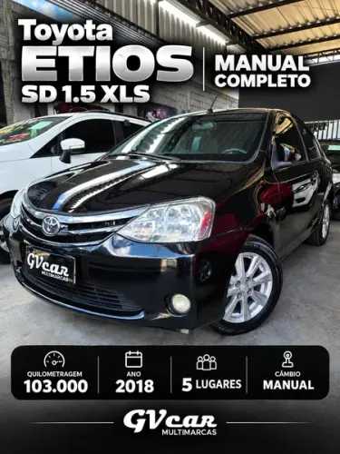 Toyota Etios XLS 1.5 Flex 16V 5P Mec. 2017