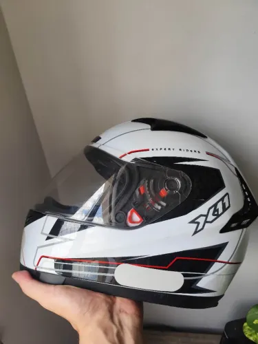 CAPACETE DE MOTO X11 BRANCO N54/56 FORMA PEQUENA