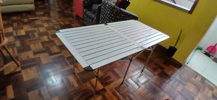 Barbada: Mesa Dobrável de Alumínio MOR Andorra (Na Caixa / Nova)