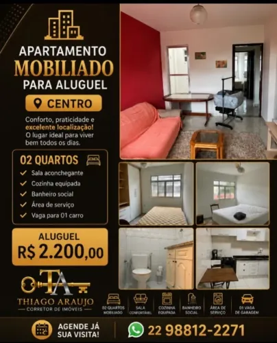 Apartamento Mobiliado para locação