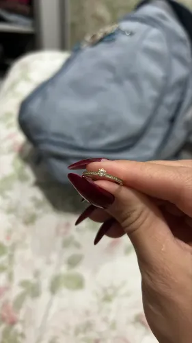 Anel Solitário em Ouro 18k