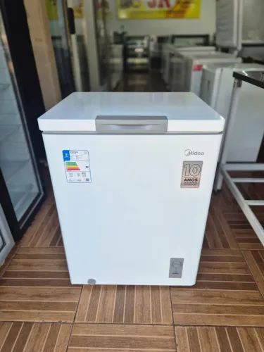 Freezer Midea seminovo 145 litros