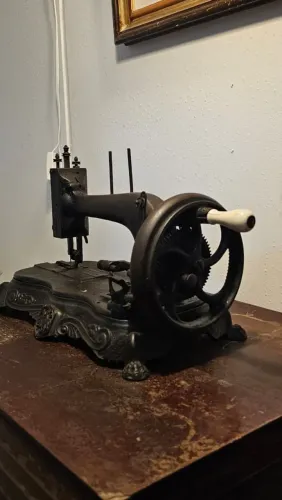 Maquina antigo decoração.
