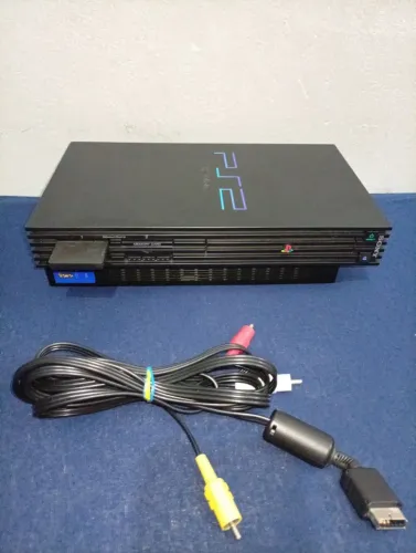 Vendo PS2 FAT console lacrado e lendo disco