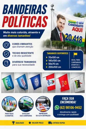 BANDEIRAS POLÍTICAS