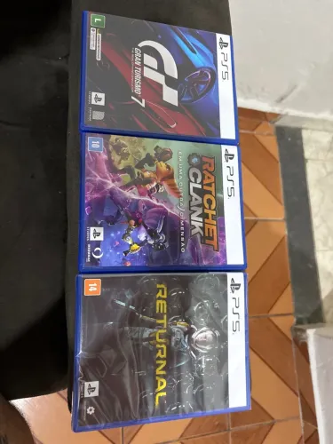 Jogos de PS5 novos , Gran Turismo 7 , Ratchet Clank , Returnal