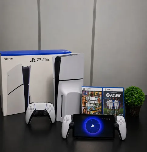 Ps5 slim 1tb leitor de cd+ Ps portal