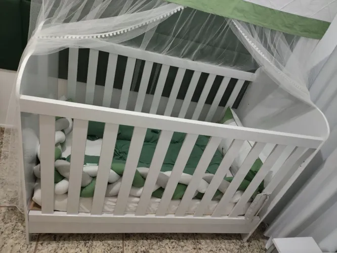 Berço 3 em 1 e colchão