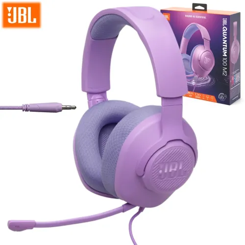 Headset Gamer com Fio P3, Driver 40mm para PC, PS4, PS5, Xbox e Celular, Roxo - JBL