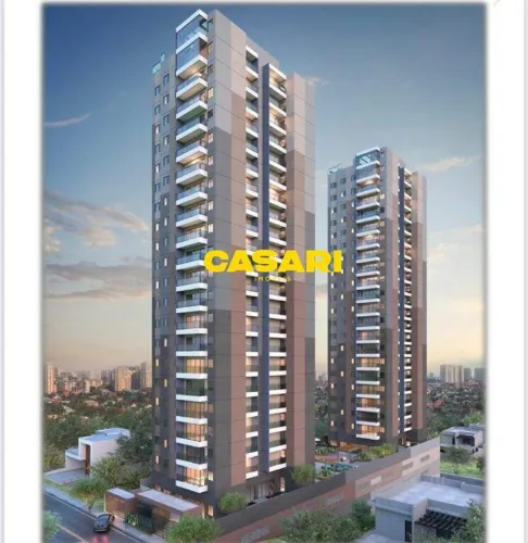 Apartamento com 3 dormitórios à venda, 87 m²- Jardim - Santo André/SP