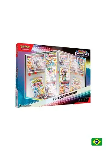 Pokémon - Box Evoluções Prismáticas - Coleção Premium