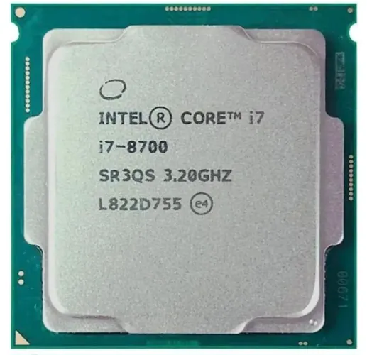 Processador Intel Core i7 8700 3.2Ghz - Turbo Boost 4.6Ghz / LGA 1151 / DDR4 -2666Mhz