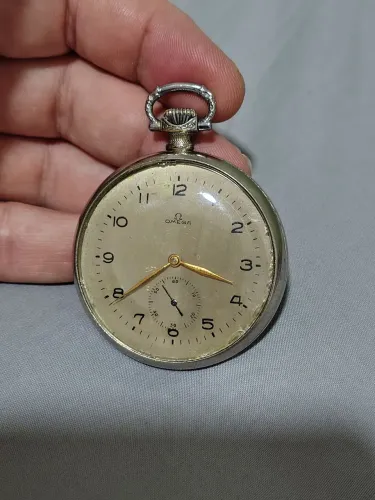 RELOGIO DE BOLSO OMEGA! REVISADO! IMPECÁVEL