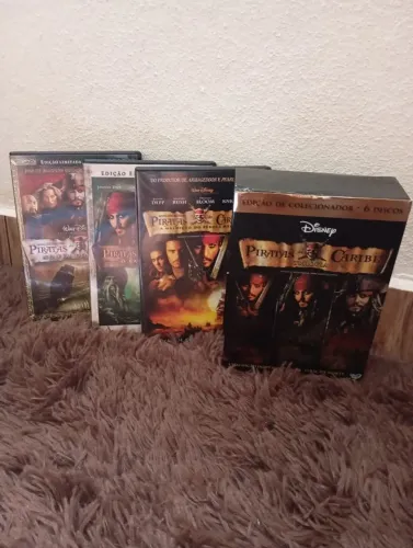 Box DVD Piratas do Caribe: Trilogia - Edição de Colecionador com 6 Discos