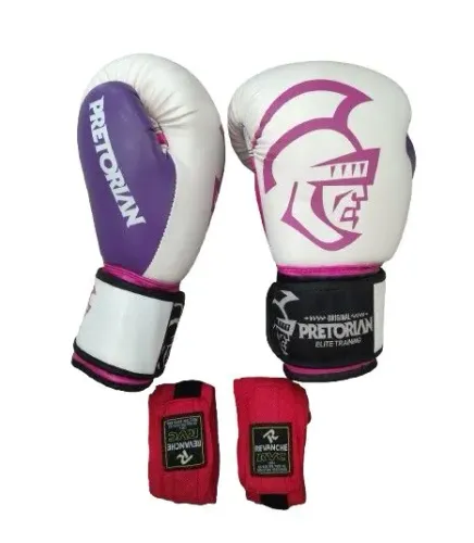 Luva boxe / muay thai Pretorian Elite 10oz + Bandagem