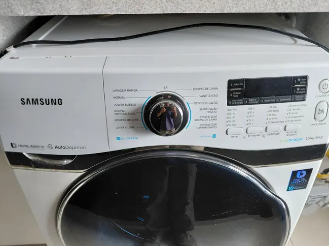 Lava e seca Samsung EcoBubble 15kg/8kg Autodispense