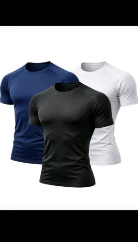 Kit 3 camisa dry fit academia.