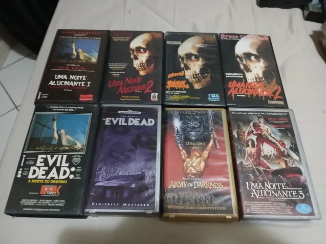 Vhs lote evil dead morte do demonio uma noite alucinante 2 3 terror
