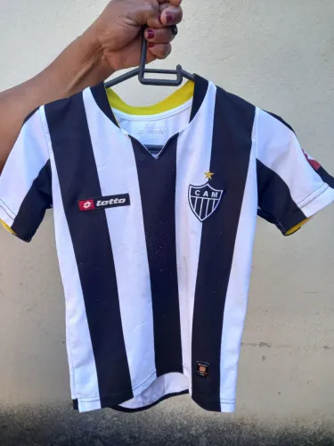 Camisa Atlético MG original logo tamanho PP i?al para crianças número 10
