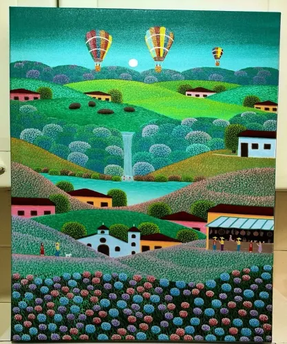 Robson barros tema paisagem medida 50x40 