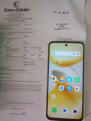 Vendo celular infinix smart 9