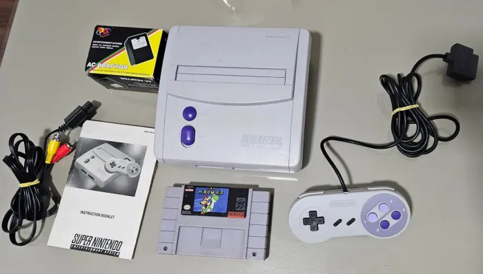 Console Super nintendo baby AV revisado