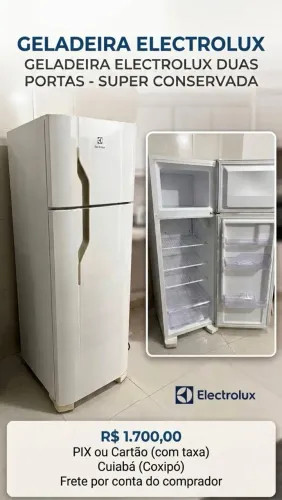Geladeira Electrolux Duas Portas Super Conservada