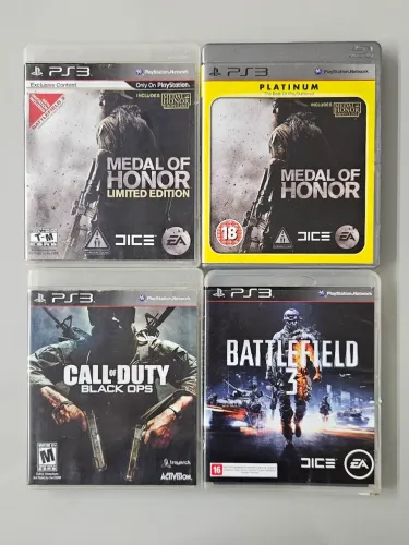 Jogos de ação PS3. Original 