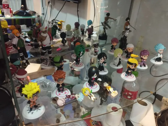 Bonecos ação Aceito Jogos Ps3 Ps4 Xbox ou vendo São vários personagens Naruto