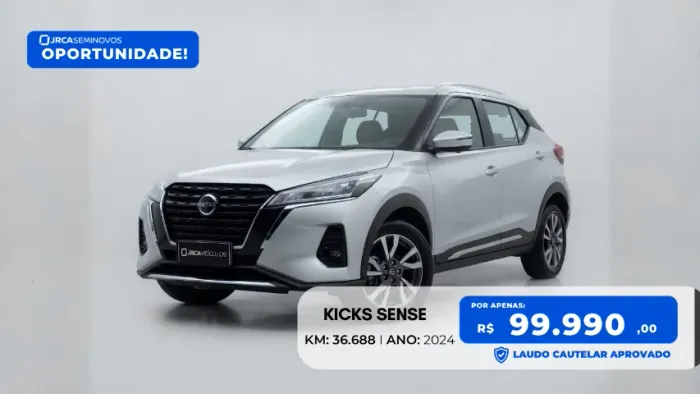 Nissan Kicks Sense 1.6 16V Flex AUT 2024