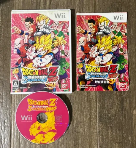 DRAGON BALL Z SPARKING NEO NINTENDO WII ORIGINAL JAPONES