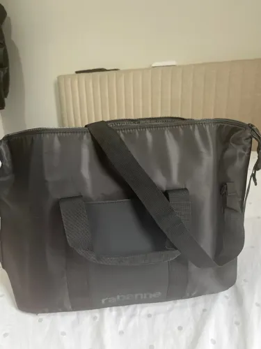 Bolsa mala grande Rabanne preta