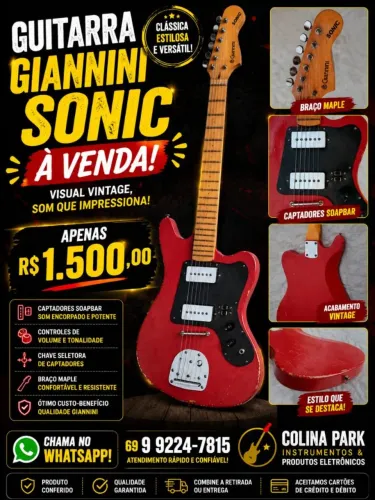 Guitarra Giannini Sonic 