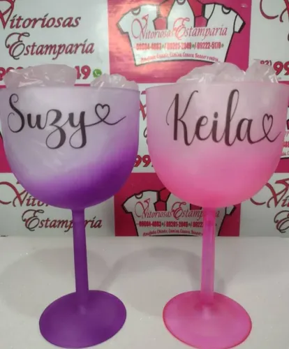 Taça gim personalizada