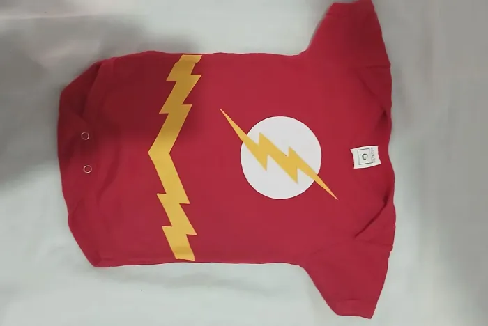 Boby temático Flash e Wolverine tam G