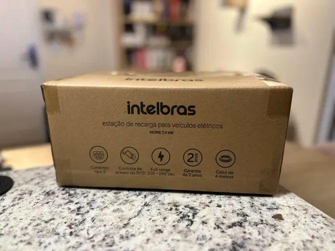 Carregador para Carro Elétrico Wallbox Intelbras 7.4KW EVE0074H