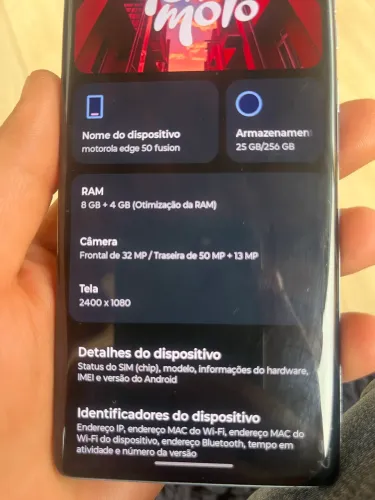 Moto edge 50 fusion