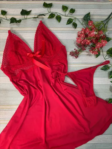 Camisola feminina sexy com calcinha 