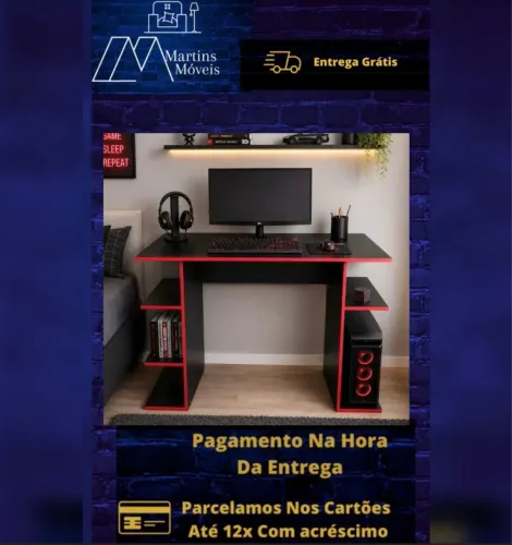 GRANDE PROMOÇÃO*MESA GAMER BRASIL COM ENTREGA GRÁTIS ACEITA CARTÃO