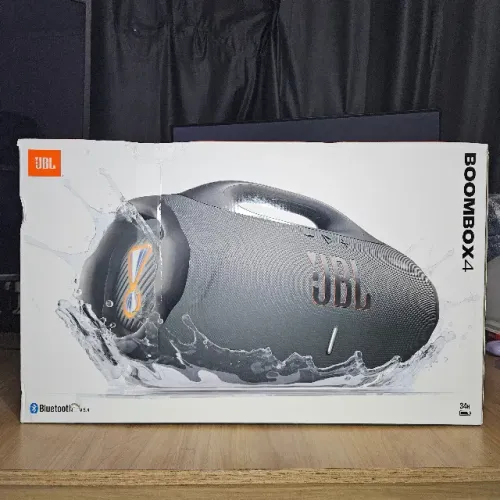 Caixa de Som JBL Boombox 4 - Nova e Lacrada (Avaria Externa na Caixa)