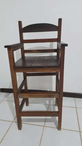 Cadeira de Alimentação para bebê de Madeira