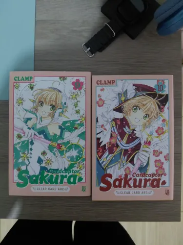 Volume 9 e 10 de Sakura Cardcaptor (com sobrecapa)