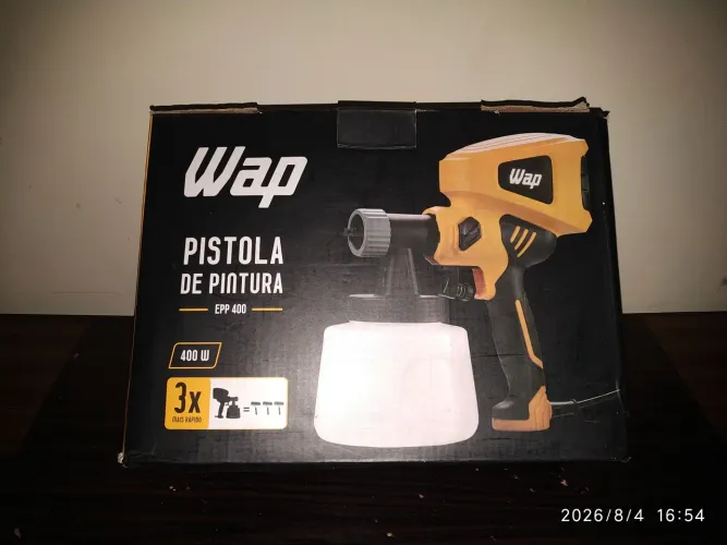 Pistola de Pintura WAP EPP400 (FOI USADA APENAS 1 VEZ)