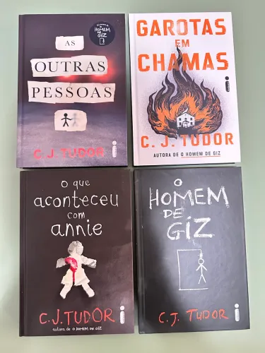 Kit livros CJ Tudor - O homem de giz, o que aconteceu com Annie e mais 2