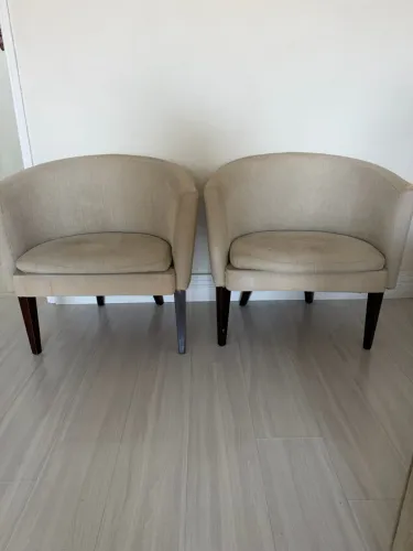 Poltrona em Suede